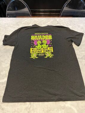 Bread & Butter pickleball tshirt. Alien Invader graphic. Mens XL